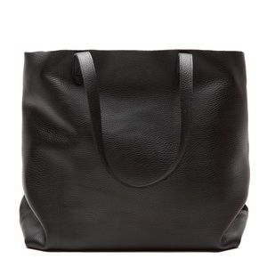 Cuyana Classic Leather Tote Black